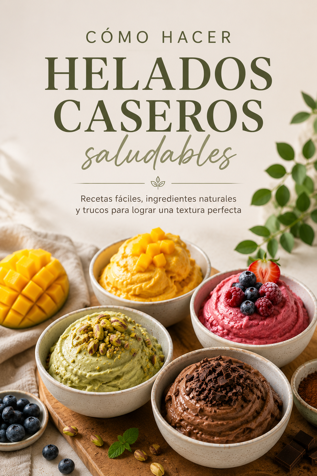 Cómo hacer helados caseros saludables: recetas fáciles, cremosas y con ingredientes naturales