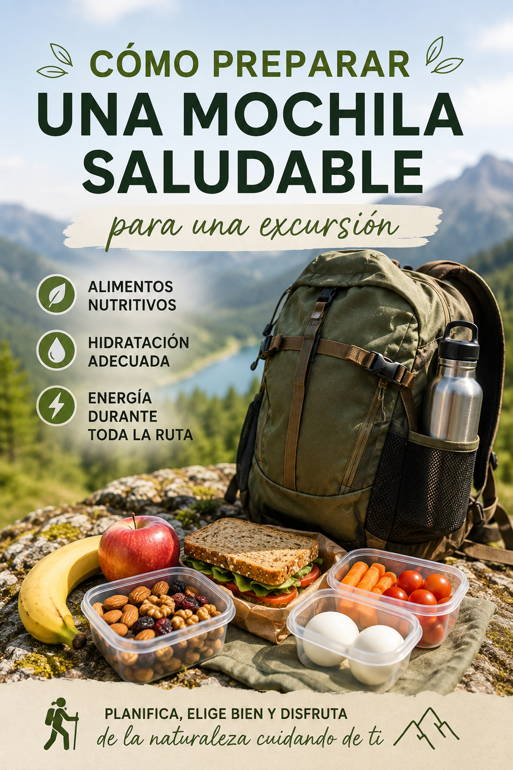 Alimentación para excursiones y senderismo: qué comer para disfrutar de la montaña con más energía