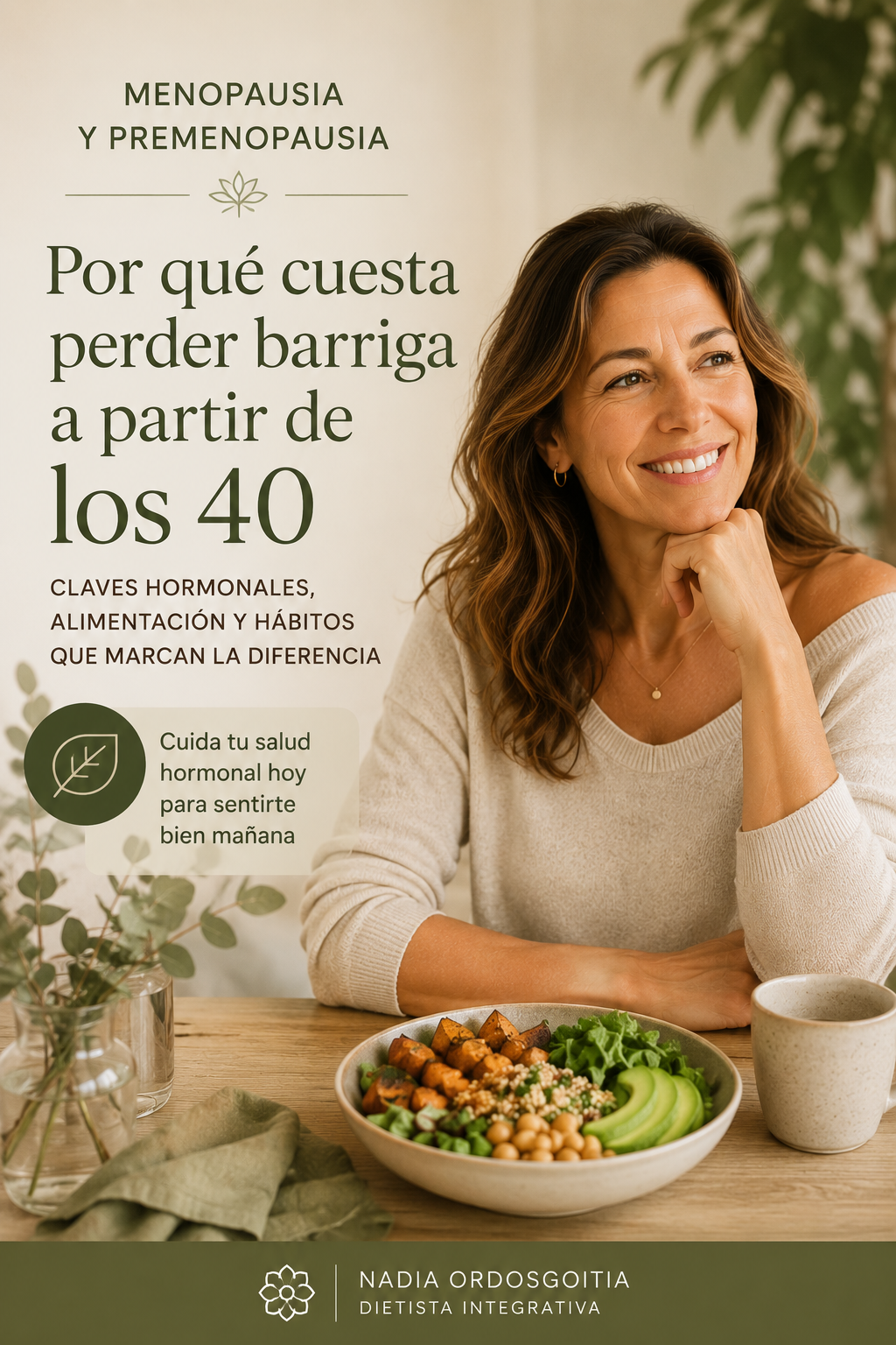 Qué comer en la premenopausia y menopausia para perder barriga y mantener masa muscular